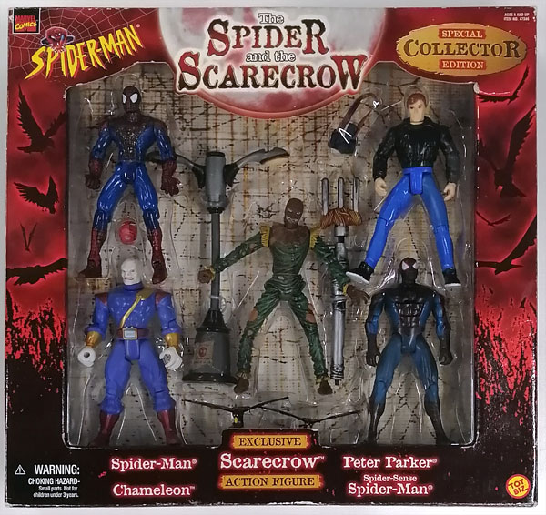 SPIDER MAN SCARECROWフィギュア THE SPIDER and the SCARECROW SPECIAL COLLECTOR EDITION 5体