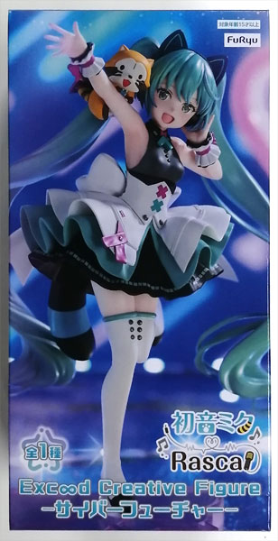 【中古】初音ミク×ラスカル Exc∞d Creative Figureーサイバーフューチャーー (プライズ)[フリュー]