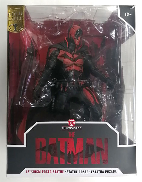「DCマルチバース 12インチ/30cm ザ・ バットマン マルチバース 」 DCマルチバース 12インチ・ポーズドスタチュー バットマン[映画