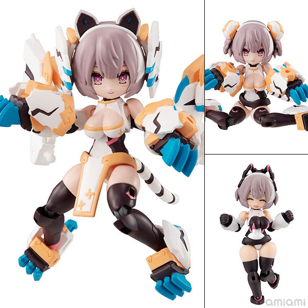 【中古】デスクトップアーミー N-202d ティタニア白虎(ver1.1) 可動フィギュア[メガハウス]