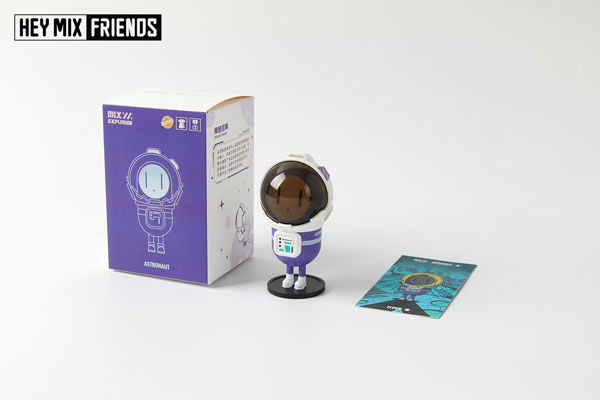 HEYMIX探検家 宇宙飛行士 デフォルメフィギュア[HEYMIX]《在庫切れ》