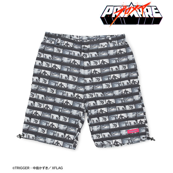 プロメア マッドバーニッシュ パターンデザインショートパンツ ユニセックス M[アルマビアンカ]《在庫切れ》