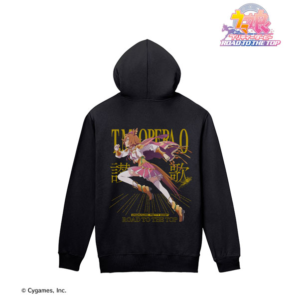 ウマ娘 プリティーダービー RTTT テイエムオペラオー バックプリントジップパーカー メンズ M[アルマビアンカ]《在庫切れ》