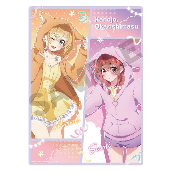 彼女、お借りします 下敷き 七海麻美＆桜沢墨 けもみみパーカー