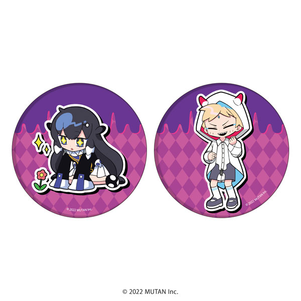 缶バッジ2個セット「GOONYA MONSTER」02/オルカ＆クリオネ(公式イラスト)[A3]《在庫切れ》