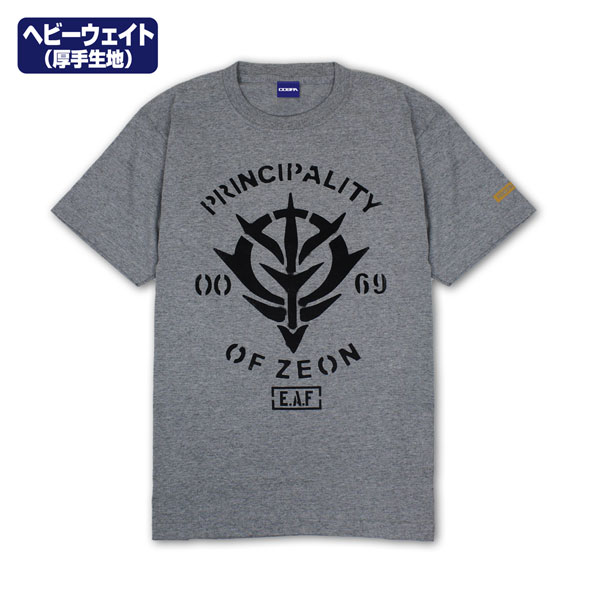 機動戦士ガンダム ジオン地球方面軍 ヘビーウェイトTシャツ/MIX GRAY-S[コスパ]