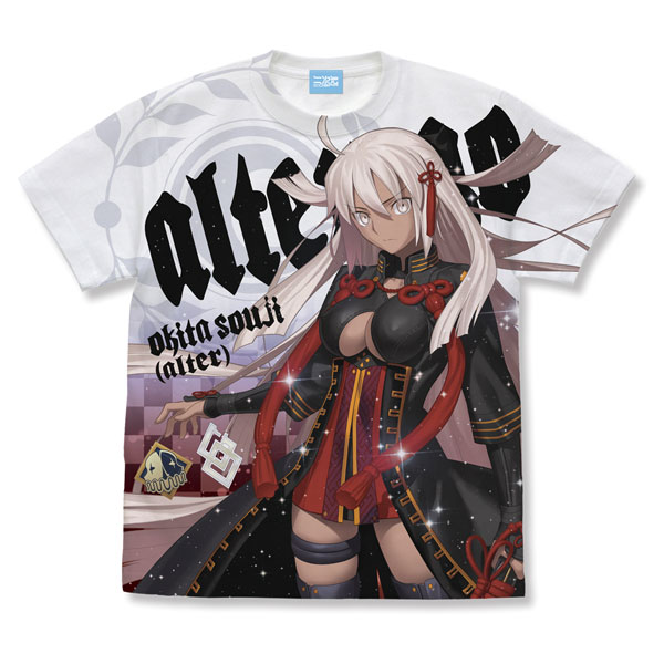 Fate/Grand Order アルターエゴ/沖田総司〔オルタ〕 フルグラフィックTシャツ/WHITE-M（再販）[コスパ]《０６月予約》