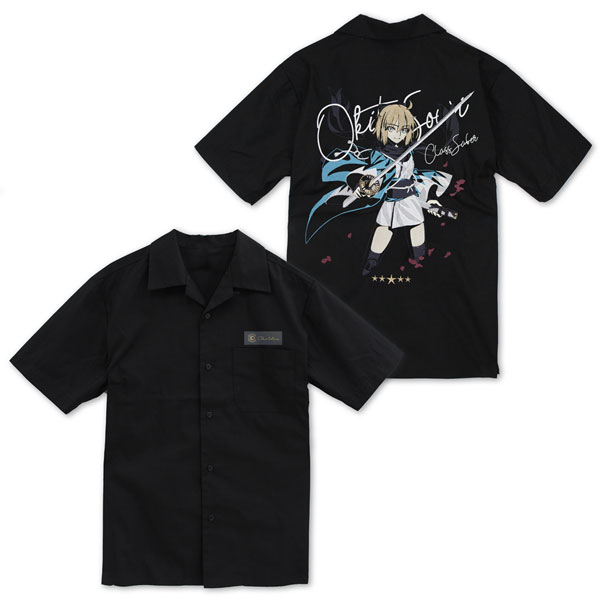 コスパ・デポ限定 Fate/Grand Order セイバー/沖田総司 刺繍ワークシャツ/BLACK-L[コスパ]【送料無料】《在庫切れ》