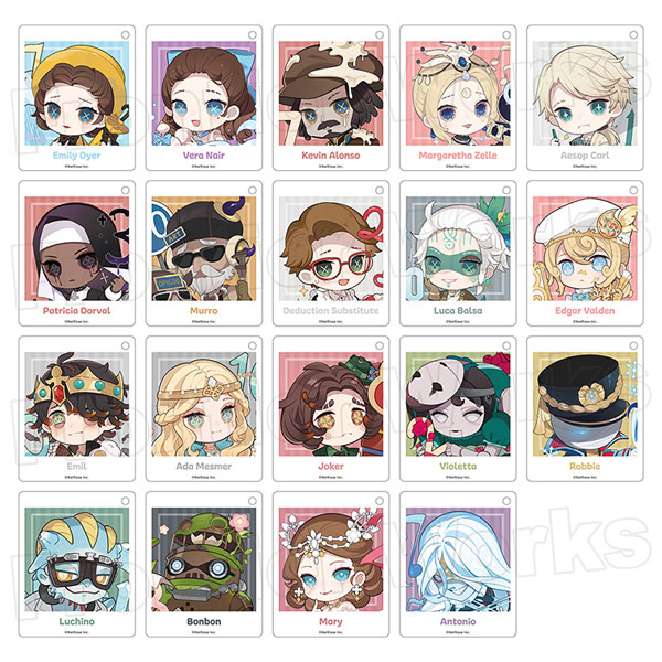 オンラインショップ V Identity トレーディングアクリルキーホルダー DAY CHARACTER キーホルダー