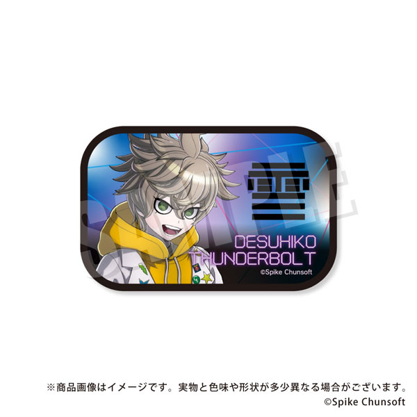 超探偵事件簿 レインコード スクエアカンバッジ 04.デスヒコサンダー