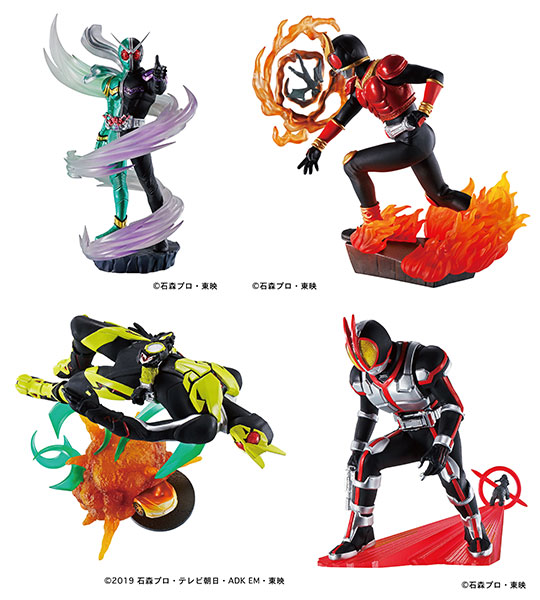 プチラマシリーズ 仮面ライダー Legend Rider Memories 全4種セット