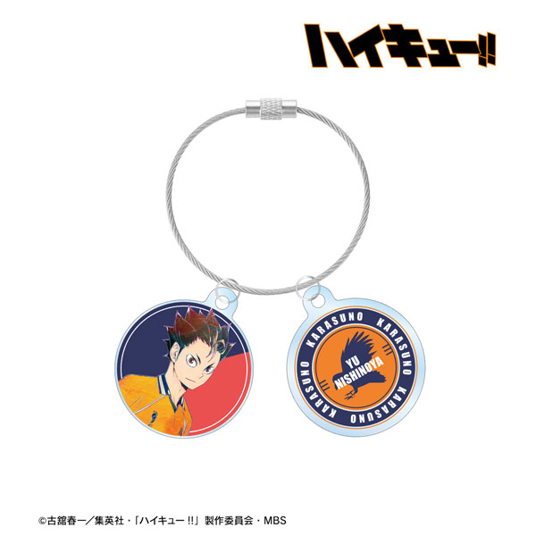 ハイキュー！！ 西谷夕 Ani-Art 第4弾 2連ワイヤーアクリルキーホルダー[アルマビアンカ]《在庫切れ》