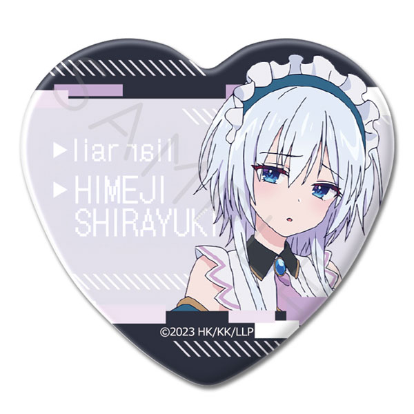 ⭐︎貴重⭐︎ ライアー・ライアー　ハート型缶バッジ 篠原緋呂斗 TVアニメ『ライアー・ライアー』ハート型缶バッジB (姫路白雪