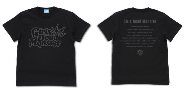Angel Beats！ Girls Dead Monster Tシャツ/BLACK-M[コスパ]
