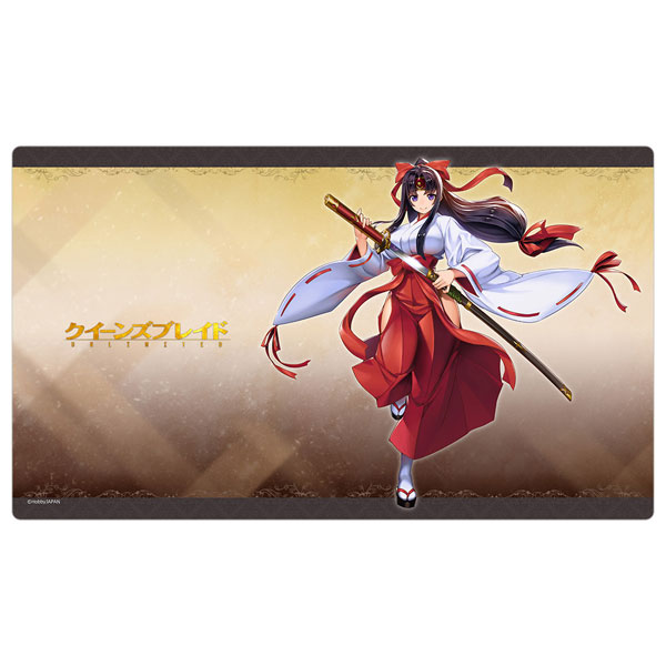 アメージングタイランド・グランドセール クイーンズブレイドUNLIMITED ラバーマット(武者巫女 トモエ クラフト・工芸