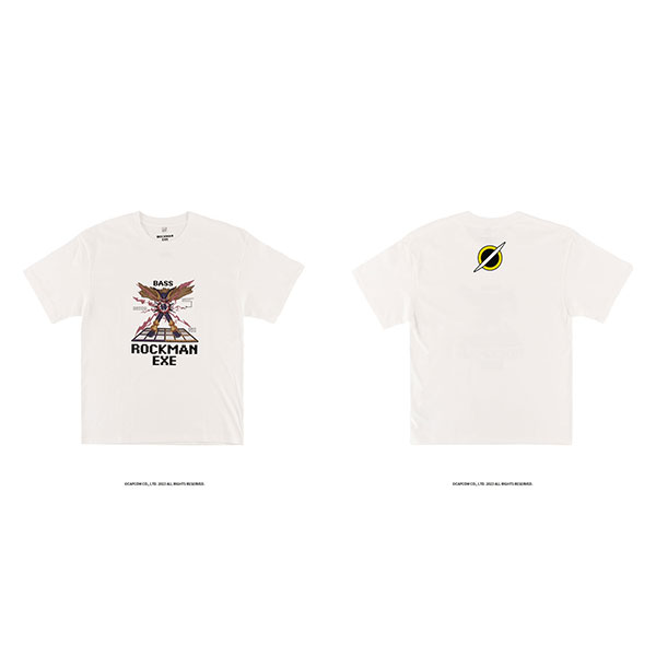 ロックマンエグゼ Tシャツ(白) L[FANTHFUL]《１０月予約》