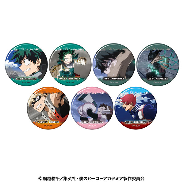 僕のヒーローアカデミア キャラバッジコレクション ヒーローBOX 7個