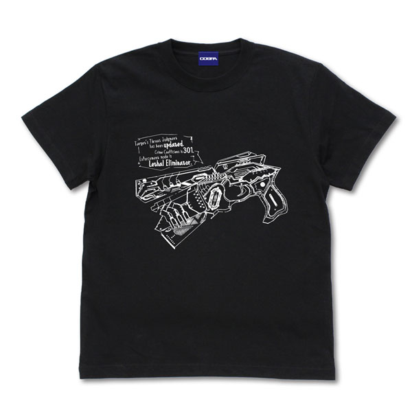 『劇場版 PSYCHO-PASS サイコパス PROVIDENCE』 ドミネーター 蓄光Tシャツ/BLACK-M[コスパ]