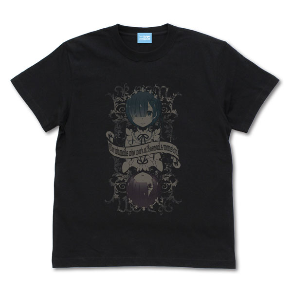 Re：ゼロから始める異世界生活 ラム＆レム Tシャツ Ver.2.0/BLACK-L[コスパ]
