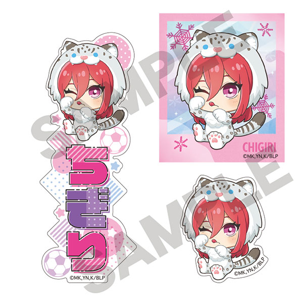 ブルーロック ステッカーセット 千切豹馬 きぐるみんず ひんやり