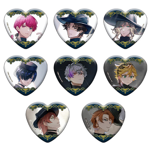 千銃士 ハート缶バッジ