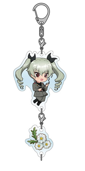 ガールズ＆パンツァー 最終章 「アンチョビ」 連結アクリルキーホルダー[アクセルグラフィックワークス]《在庫切れ》