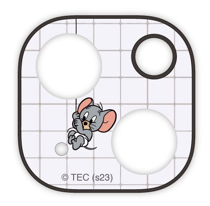 トムとジェリー 2023 iPhone 6.1 inch / 6.7 inch_2LENS model対応カメラカバー タフィー[グルマンディーズ]《在庫切れ》