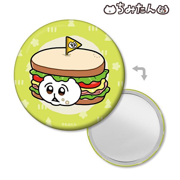 ちみたん 描き下ろしイラスト ちみたん F キャンプver. 缶ミラー[アルマビアンカ]《在庫切れ》