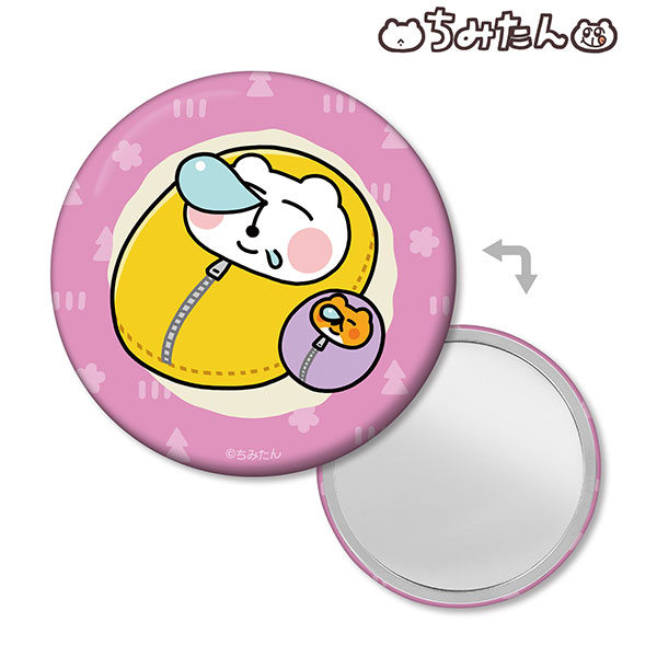 ちみたん 描き下ろしイラスト ちみたん G キャンプver. 缶ミラー[アルマビアンカ]《在庫切れ》