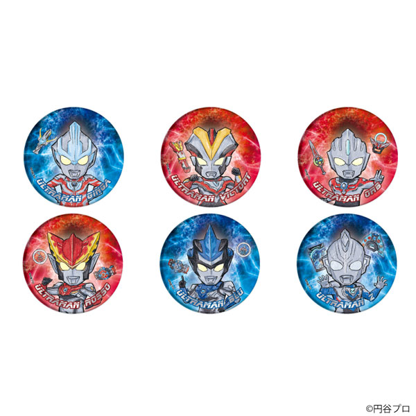 缶バッジ「ウルトラマン ニュージェネレーション スターズ」02/BOX-B グラフアートイラスト 6個入りBOX[A3]《在庫切れ》