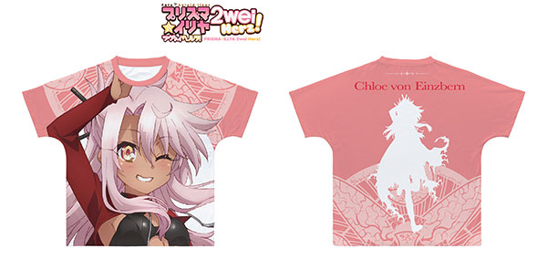 Fate/kaleid liner プリズマ☆イリヤ ツヴァイ ヘルツ！ クロエ フルグラフィックTシャツ ユニセックス XXS