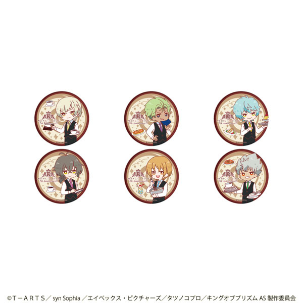 缶バッジ「KING OF PRISM ALL STARS -プリズムショー☆ベストテン-」21/喫茶 レトロアートイラスト 6個入りBOX[A3]《在庫切れ》