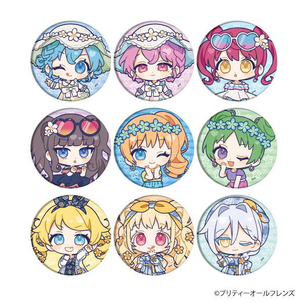 缶バッジ「プリティーオールフレンズ」17/アロハver. ミニキャラ 缶バッジ「プリティーオールフレンズ」17/アロハver. ミニキャラ