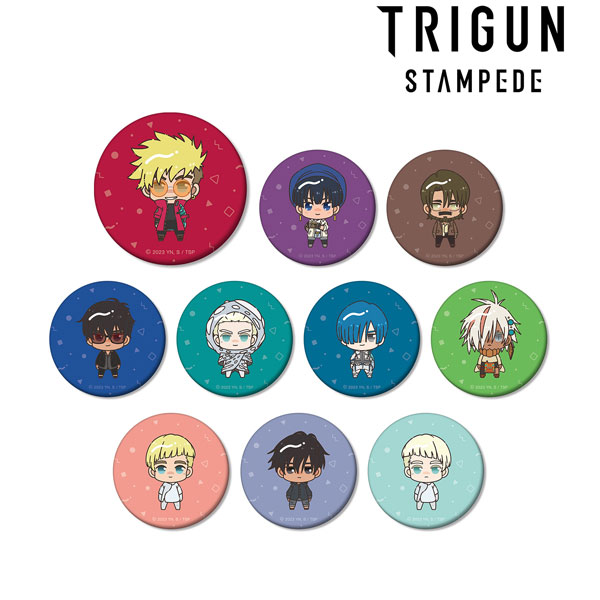 TVアニメ「TRIGUN STAMPEDE」 トレーディング ちょこんと！ マット缶バッジ 10個入りBOX[アルマビアンカ]《在庫切れ》