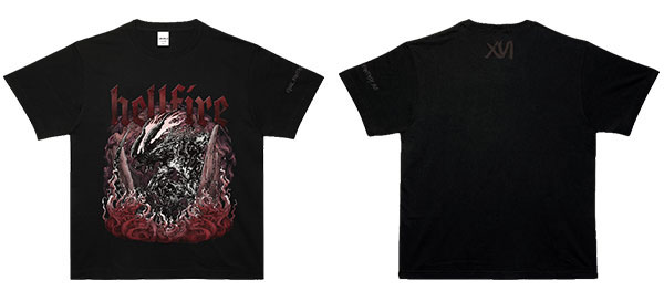 ファイナルファンタジーXVI hellfire Tシャツ L[スクウェア