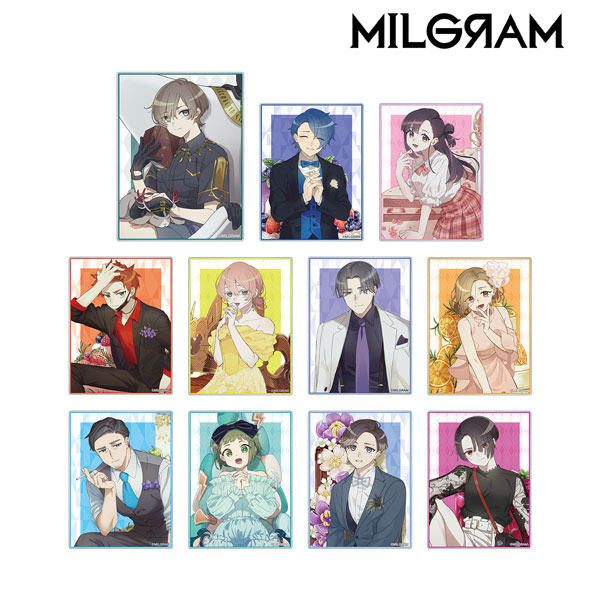 MILGRAM -ミルグラム- 描き下ろしイラスト トレーディングアクリルカード 11個入りBOX