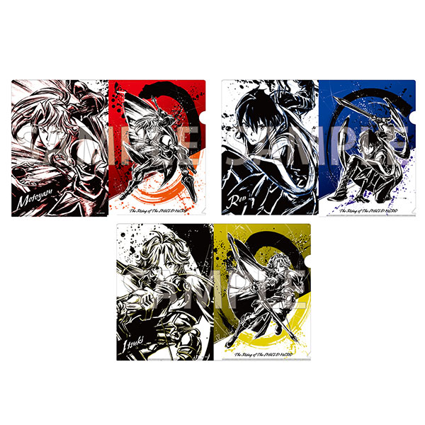 盾の勇者の成り上がり Season 3 水墨画アート クリアファイルセット 元康・錬・樹[KADOKAWA]《在庫切れ》