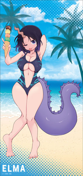 小林さんちのメイドラゴン』 描き下ろし特大タペストリー 水着ver. (3