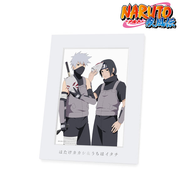 NARUTO-ナルト- 疾風伝 描き下ろしイラスト はたけカカシ＆うちはイタチ 過去と現在ver. キャラファインマット[アルマビアンカ]《在庫切れ》