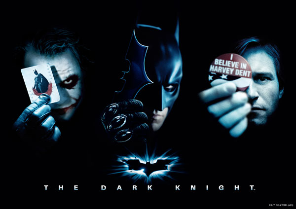 ダークナイトシリーズ ミニクリアポスター The Dark Knight[ムービック