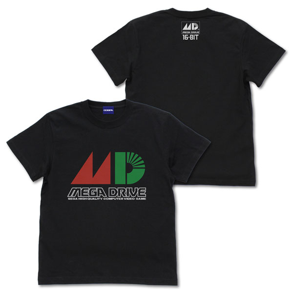 メガドライブ ロゴ Tシャツ/BLACK-XL[コスパ]