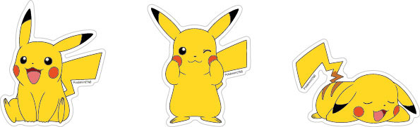 ポケットモンスター モバイルステッカー ピカチュウ[グルマンディーズ]《在庫切れ》