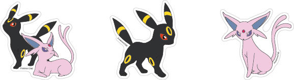 ポケットモンスター モバイルステッカー エーフィ＆ブラッキー[グルマンディーズ]《在庫切れ》