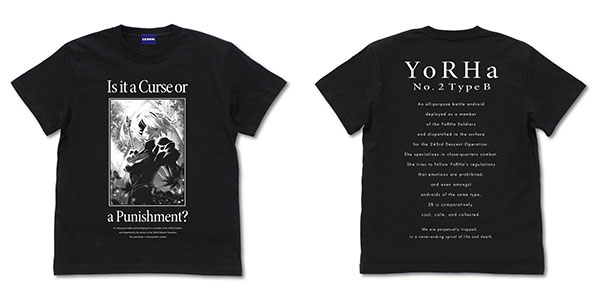 NieR：Automata Ver1.1a 2B Tシャツ/BLACK-S[コスパ]