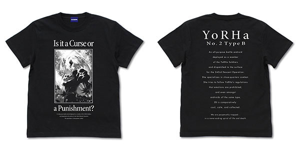 NieR：Automata Ver1.1a 2B Tシャツ/BLACK-XL[コスパ]