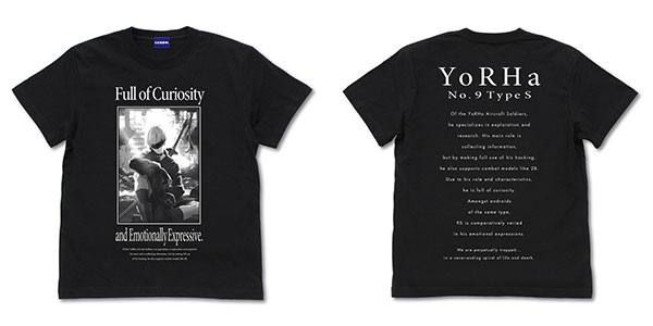 NieR：Automata Ver1.1a 9S Tシャツ/BLACK-S[コスパ]