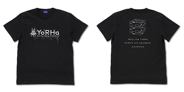 NieR：Automata Ver1.1a ヨルハ部隊 Tシャツ/BLACK-S[コスパ]