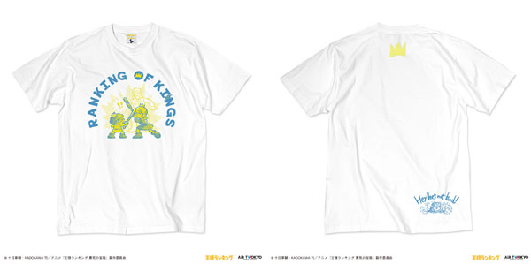 TVアニメ「王様ランキング」シーンイラストTシャツ1 ホワイト XL[AIR TWOKYO]