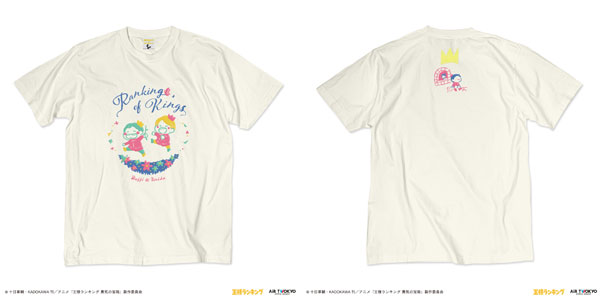 TVアニメ「王様ランキング」シーンイラストTシャツ4 バニラホワイト S[AIR TWOKYO]《在庫切れ》