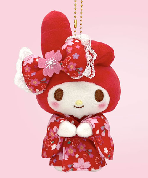 サンリオキャラクターズ 桜着物 マイメロディ MC RD[ナカジマ